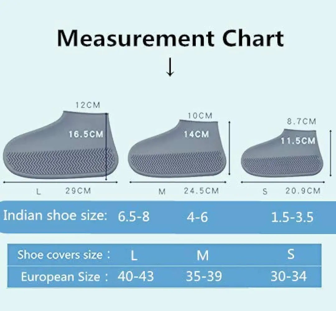 Shoe Cover-Silicone Reusable Anti skid Waterproof Boot Cover Shoe Protector