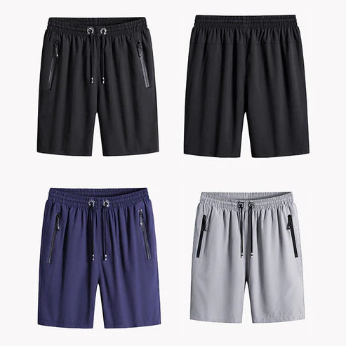 Combo of 4 Men's Stretchable Cotton Shorts