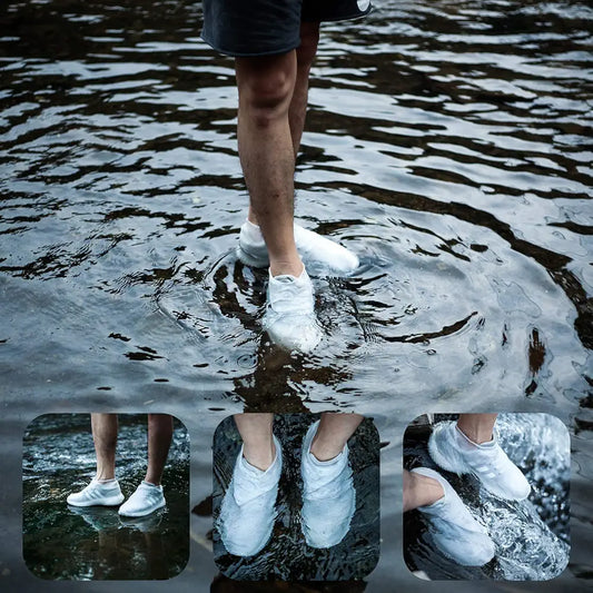 Shoe Cover-Silicone Reusable Anti skid Waterproof Boot Cover Shoe Protector