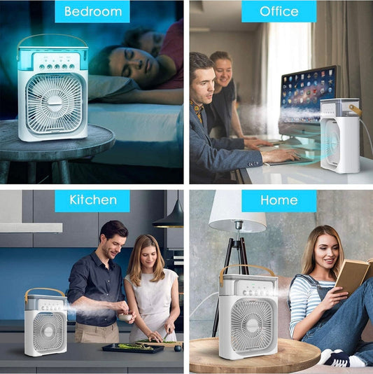 Portable mini cooler fan